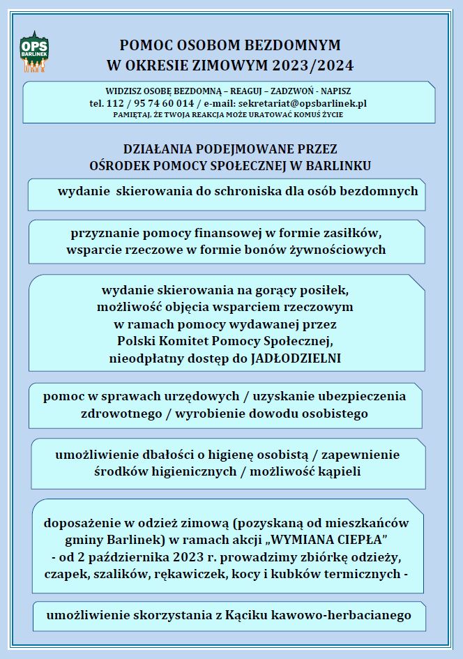 pomoc bezdomnym